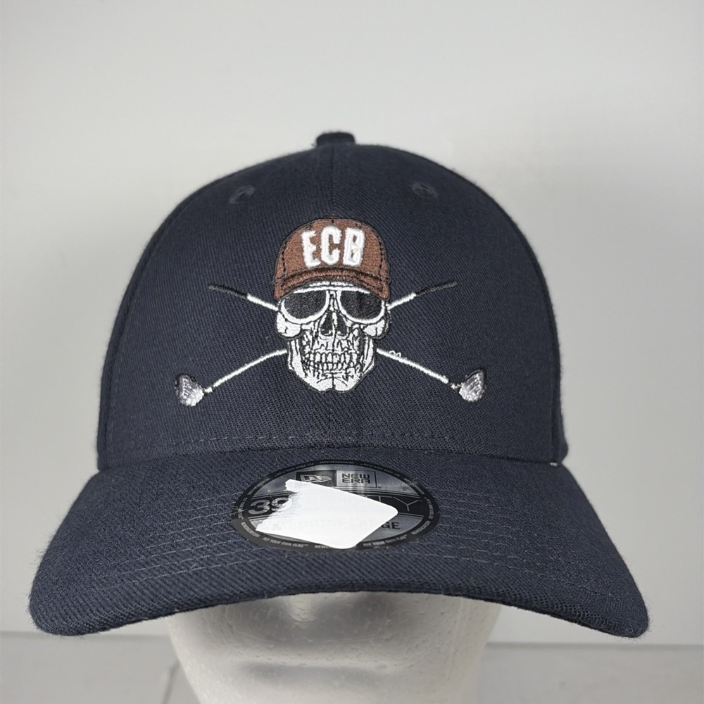 New Era ECB Golf 2015 EMI Records Navy Blue‎ 39THIRTY Hat M/L